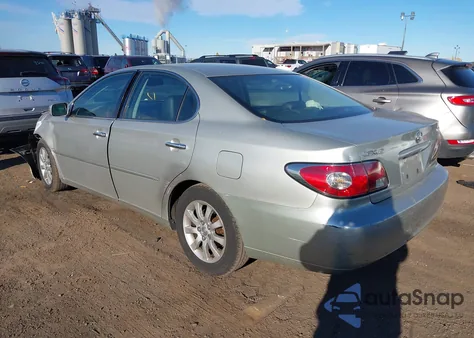 2004 Lexus Es 330 из США, поврежденный, VIN JTHBA30G345010727